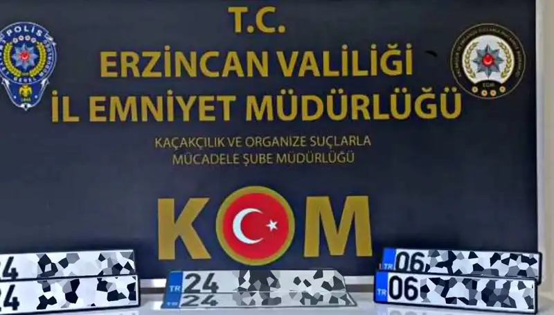 Erzincan'da APP Plaka Operasyonuyla Suç Şebekesine Darbe İndirildi!