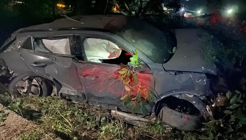 Alkollü Sürücü Kontrolü Kaybetti, Araç Takla Attı ve Hurda Haline Geldi
