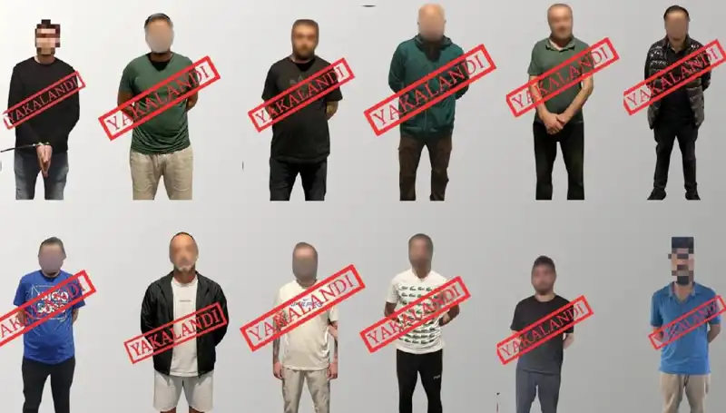 Kırmızı Bültenle Aranan 12 Kişi Ulusal Operasyonda Yakalandı!
