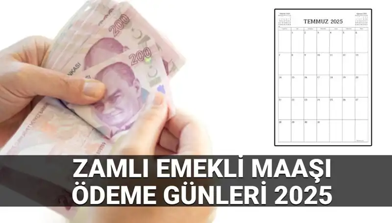 2025 Yılı Zamlı Emekli Maaşı Ödeme Günleri Belli Oldu!