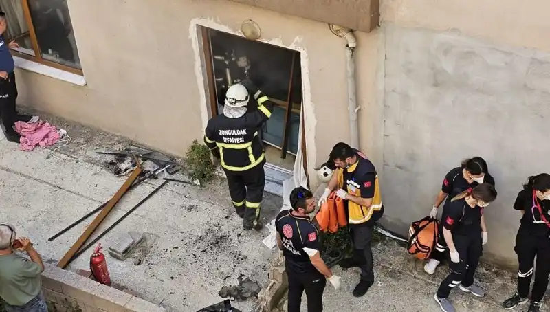 Zonguldak'ta Geceyi Alevlere Dönüştüren Korkunç Patlama!